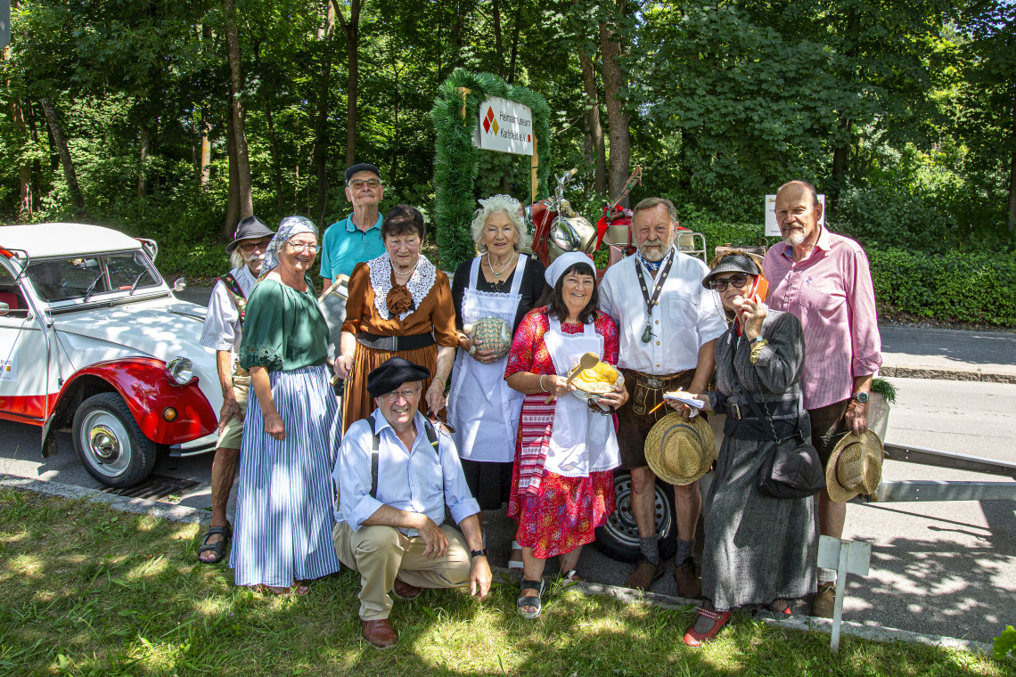 Gruppenbild des Fußvolks