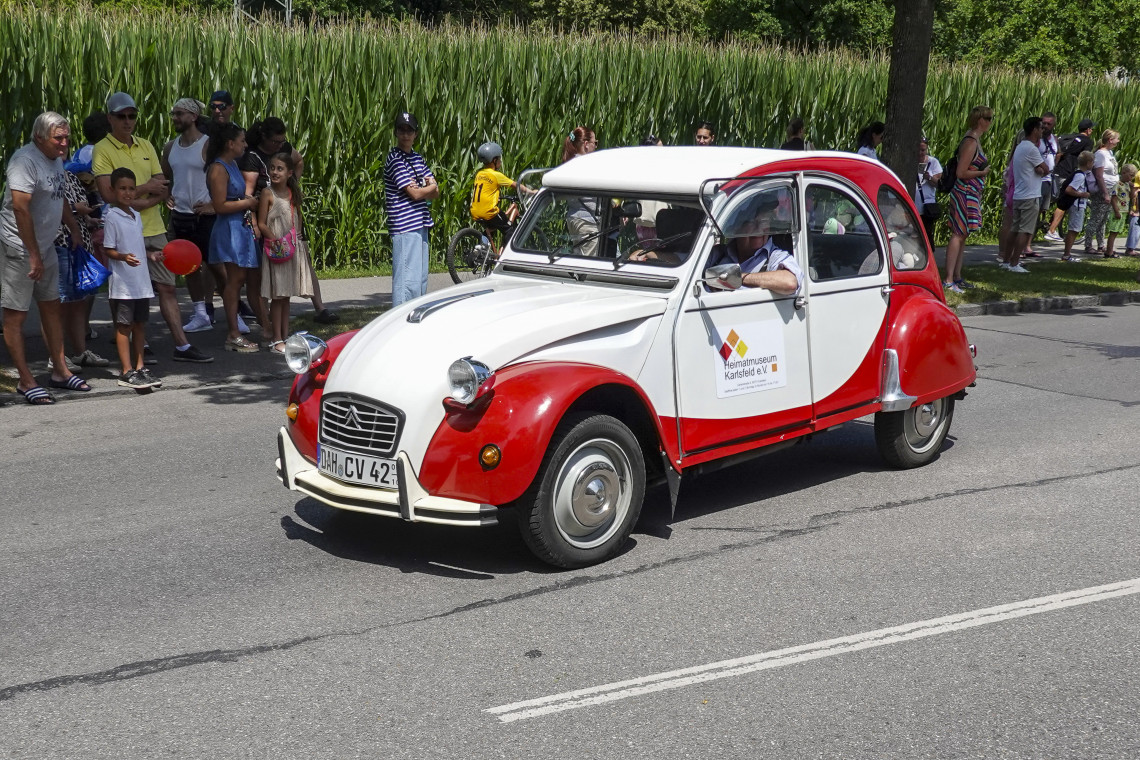 Die Ente in Fahrt