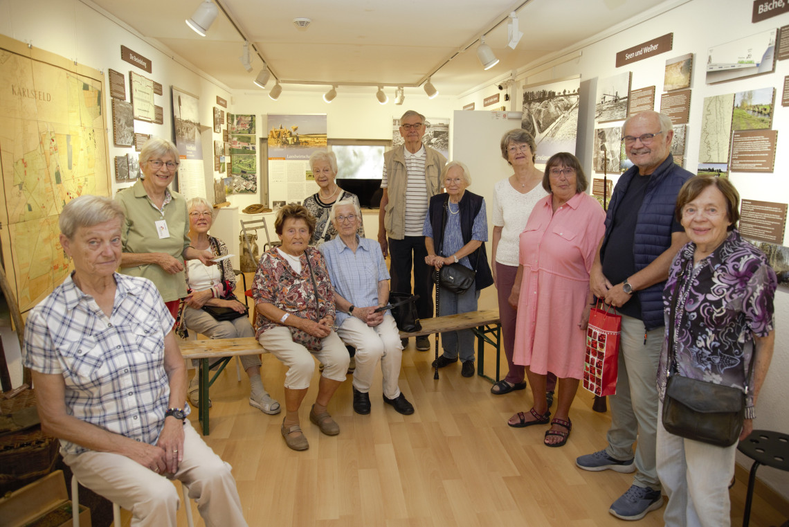 September 2026 Besuch des Treffpunkt 60 im Heimatmuseum, Gruppenbild